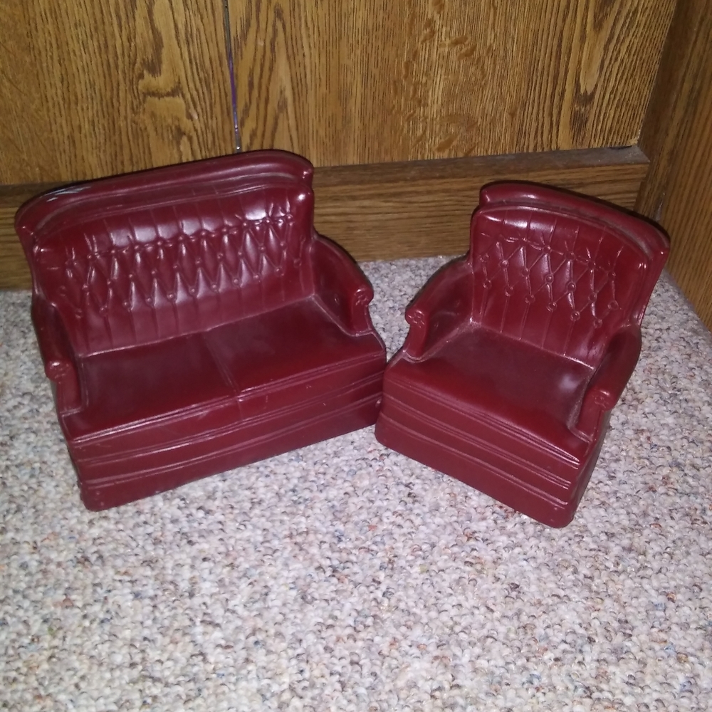 Vintage 1978 Barbie Doll Size Sindy Living Room Furniture